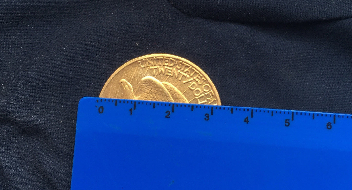 Exquisite United States of America *1921* 20 Dollars - Saint Gaudens / Gold Effect / USA Coins Masters Coins