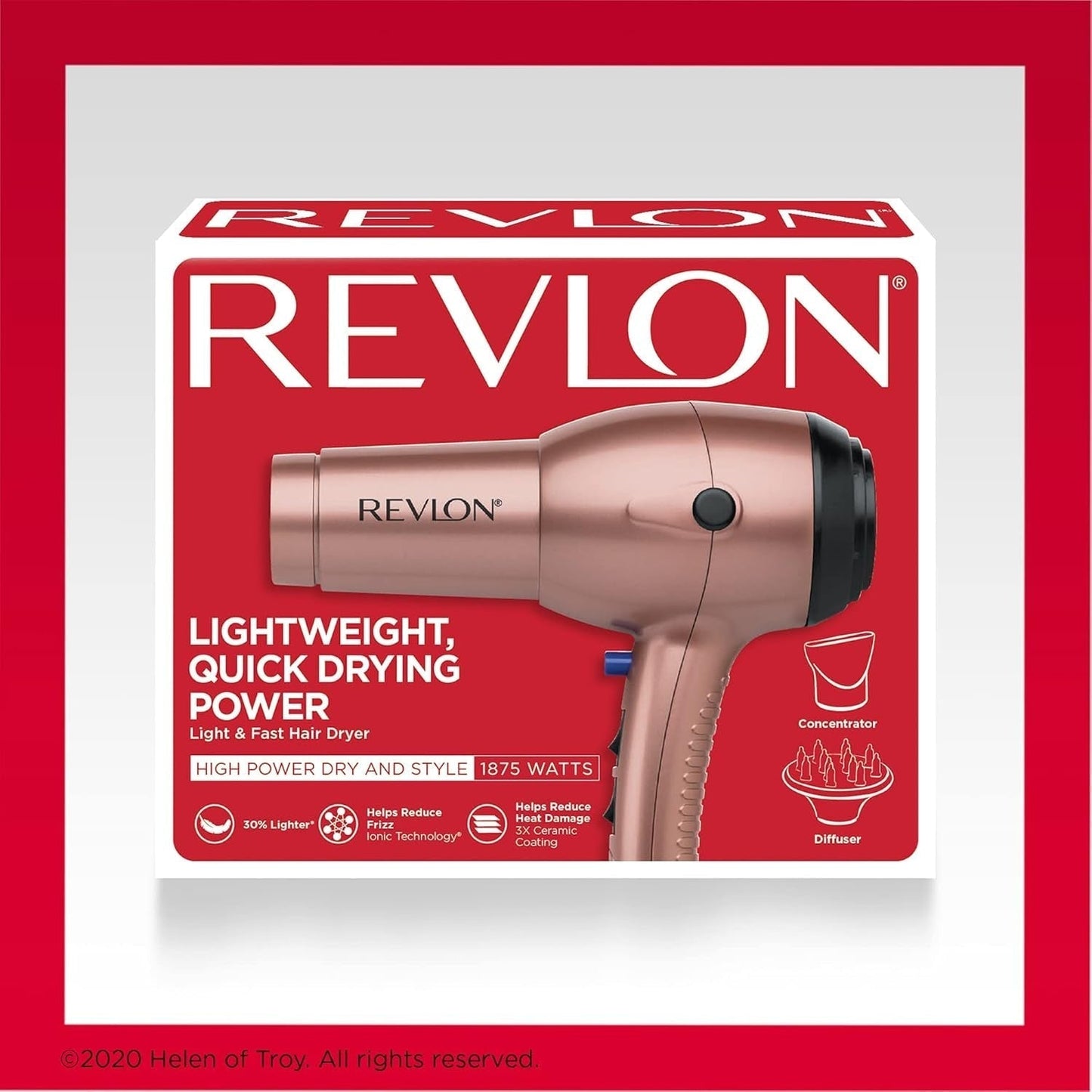 Light & Fast Hair Dryer | 1875W Stunning Blowouts Easily and Comfortably