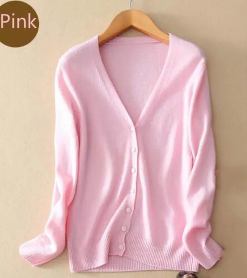 Plus Size S-XXL Spring Fashion Wool Pure Cashmere Sweater Cardigan Pullovers Pull Long Sleeve Women Sweaters Cardigans Outwear Coat