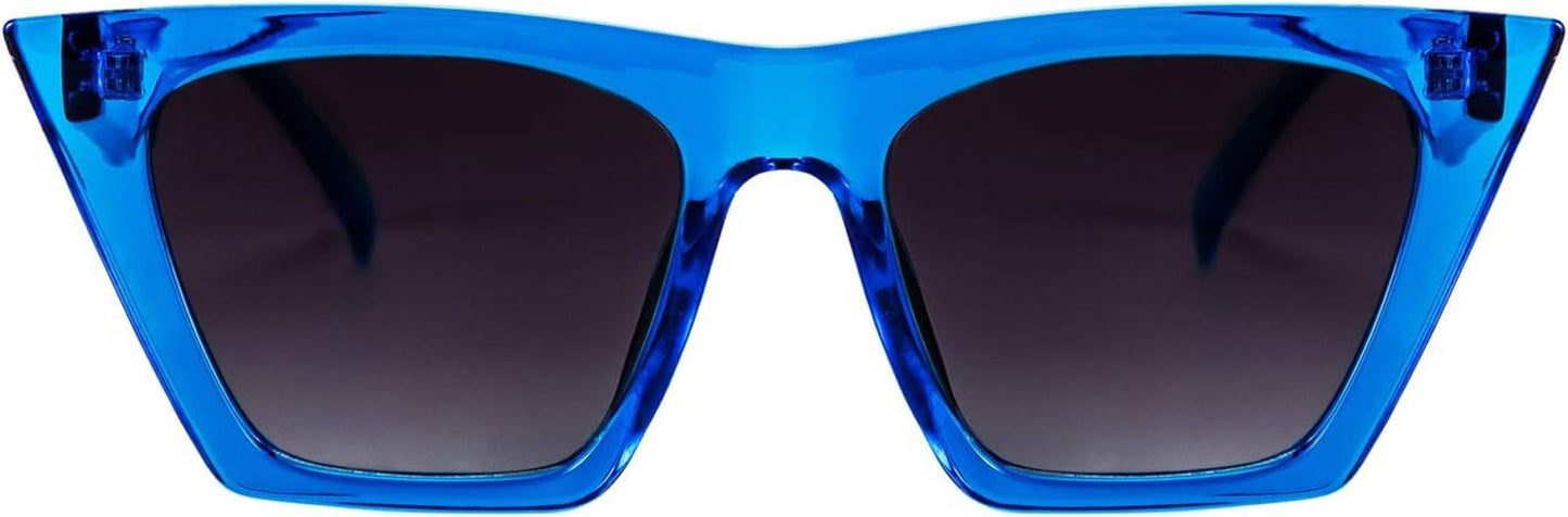 Vintage Square Cat Eye Sunglasses Women Trendy Cateye Sunglasses B2473