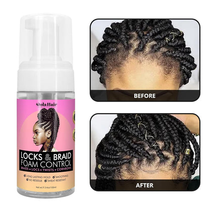 Curl Mousse for Wavy Hair Hair Foam for Locks Box Braids Curly Hair Setting, Styling Mousse for Natural Hair