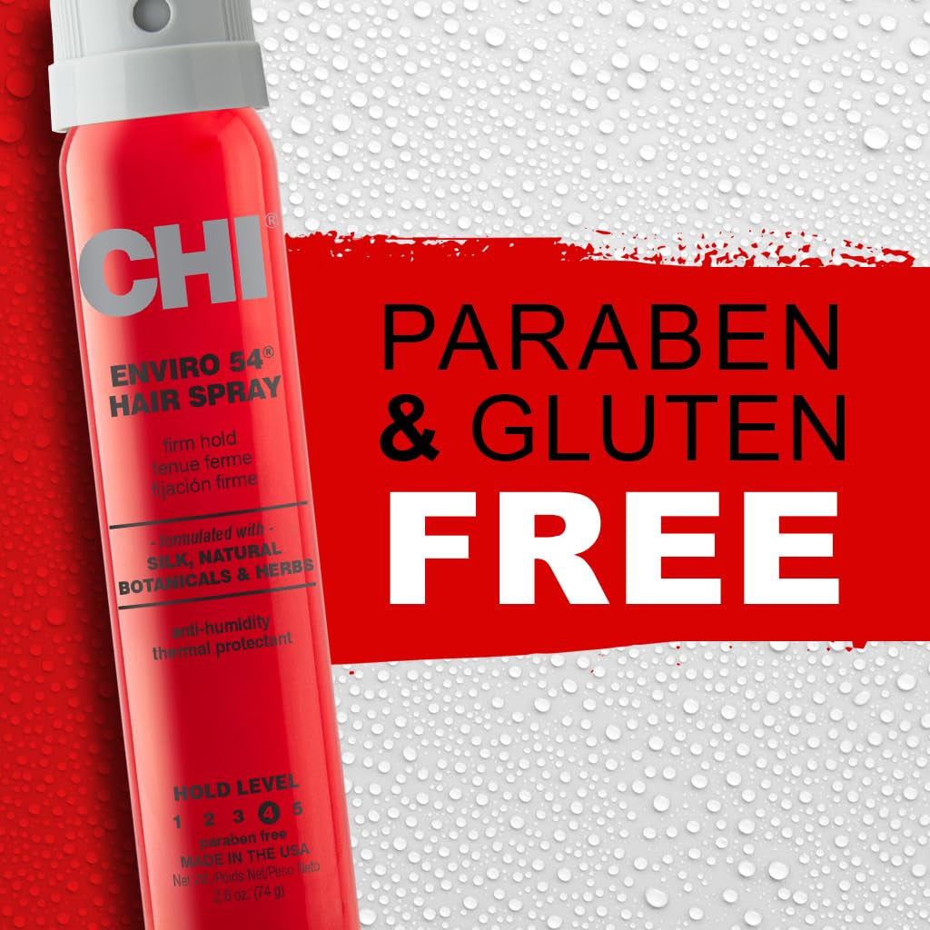 Enviro 54 Hairspray, Firm Hold, Lightweight Spray to Finish & Secure Hairstyles, Sulfate & Paraben-Free, 2.6 Oz - WORLD TIME VISITS