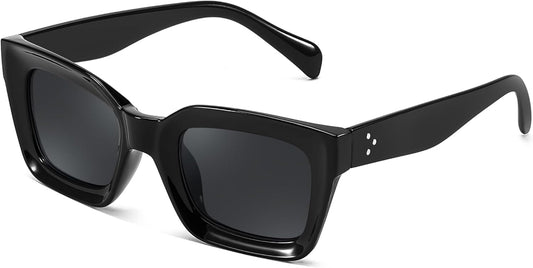 Classic Women Sunglasses Fashion Thick Square Sun Glasses Chunky Frame UV400 B2471