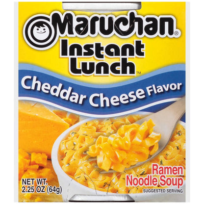 Ramen Instant Lunch Variety, 5 Flavors (Pack of 12) with  Chopsticks