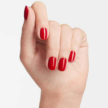 OPI Nail Lacquer, Big Apple Red, Red Nail Polish, 0.5 Fl Oz