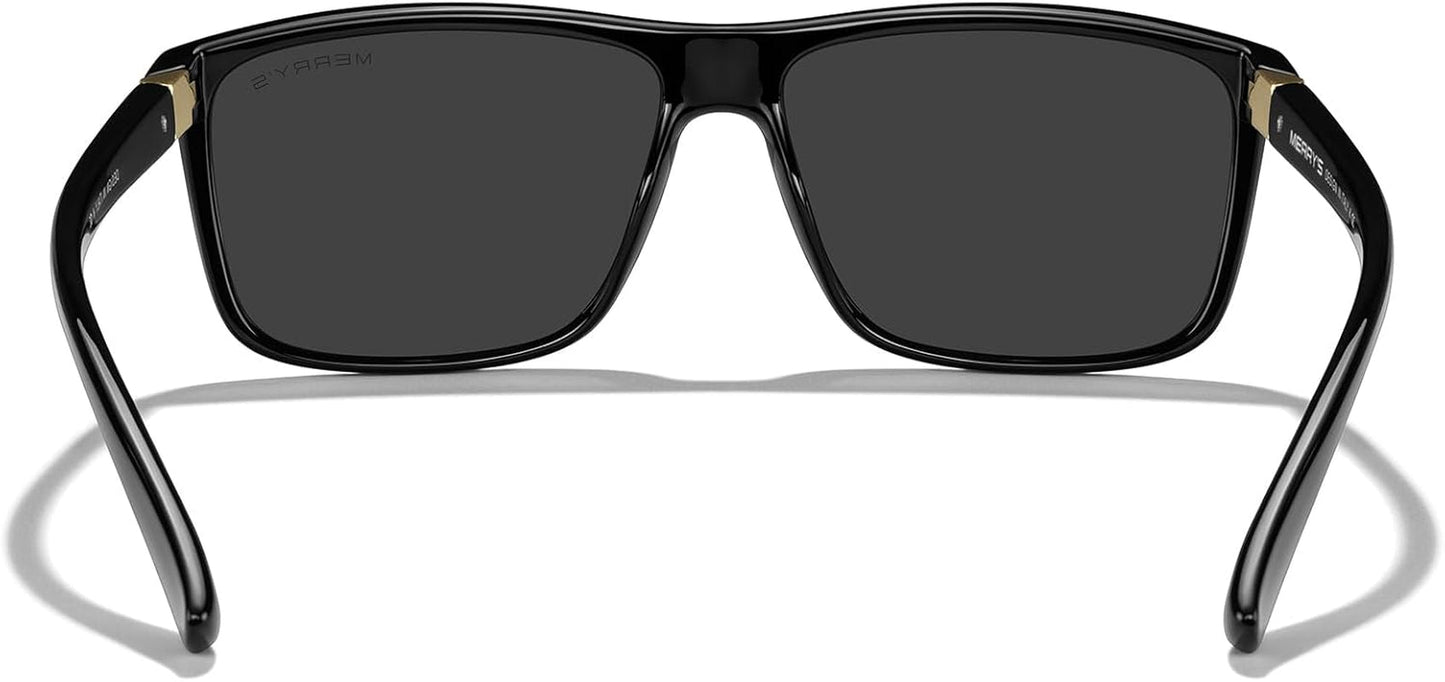 Rectangular Polarized Sports Sunglasses for Men Women Cycling Driving Fishing UV400 Protection S8225