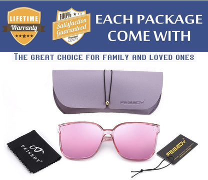 Retro Square Polarized Sunglasses Women Men Vintage Minimalist Shades B2600