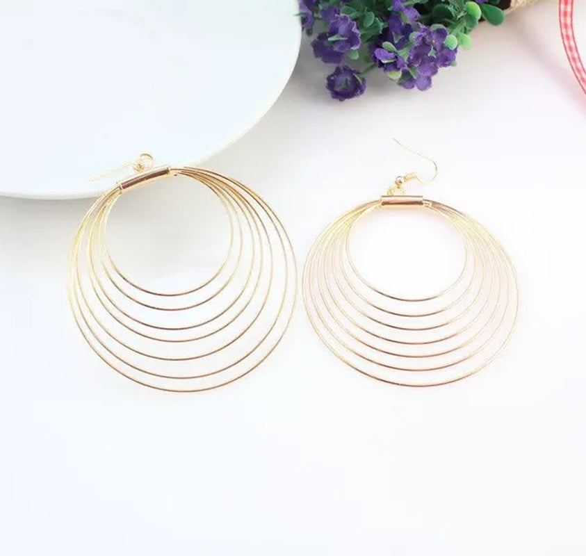 Fashion Necklace Earrings Bangle African Costume Gold/S Plated Jewelry Sets