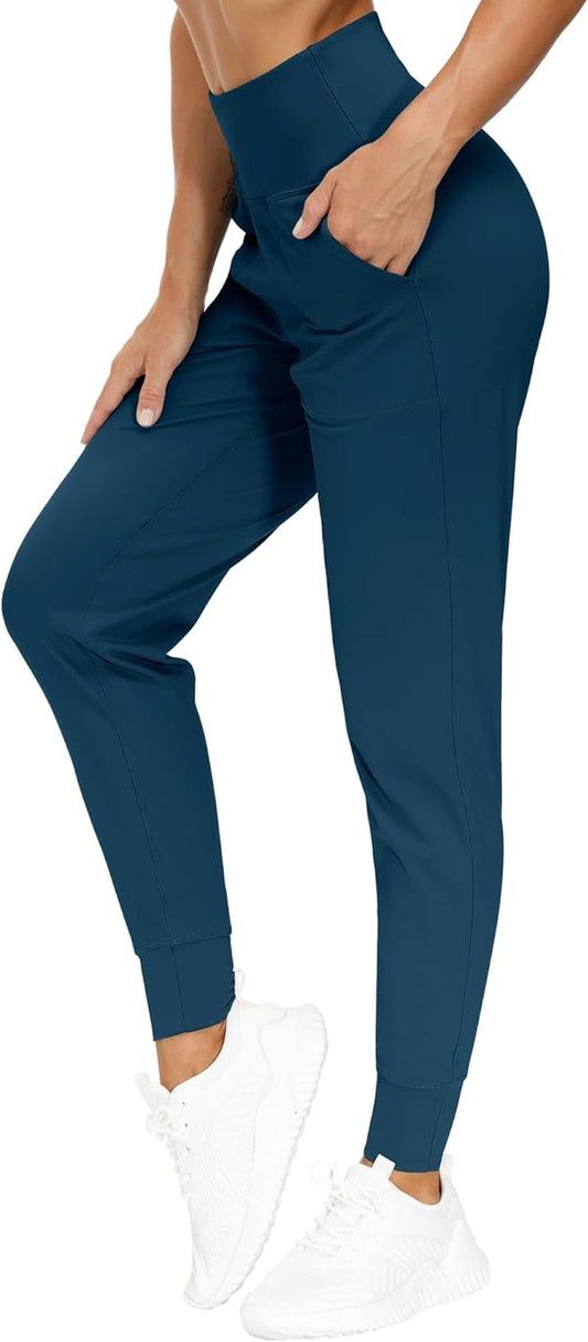 Women'S Joggers Pants Lightweight Athletic Leggings Tapered Lounge Pants for Workout, Yoga, Running - WORLD TIME VISITS