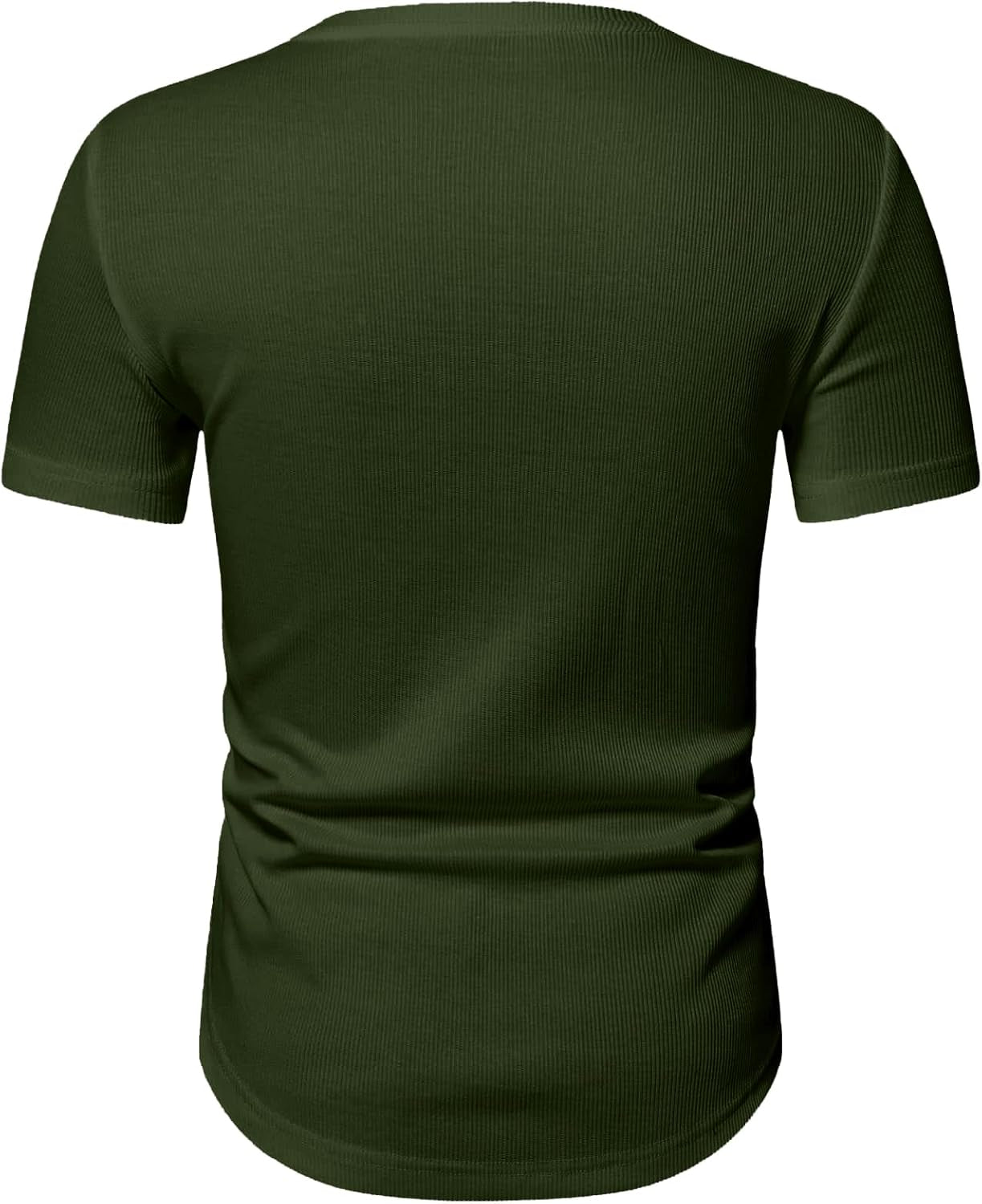 Mens Muscle T Shirts V Neck Short Sleeve Henley Shirt Hipster Longline Gym Workout Athletic Tee Shirts