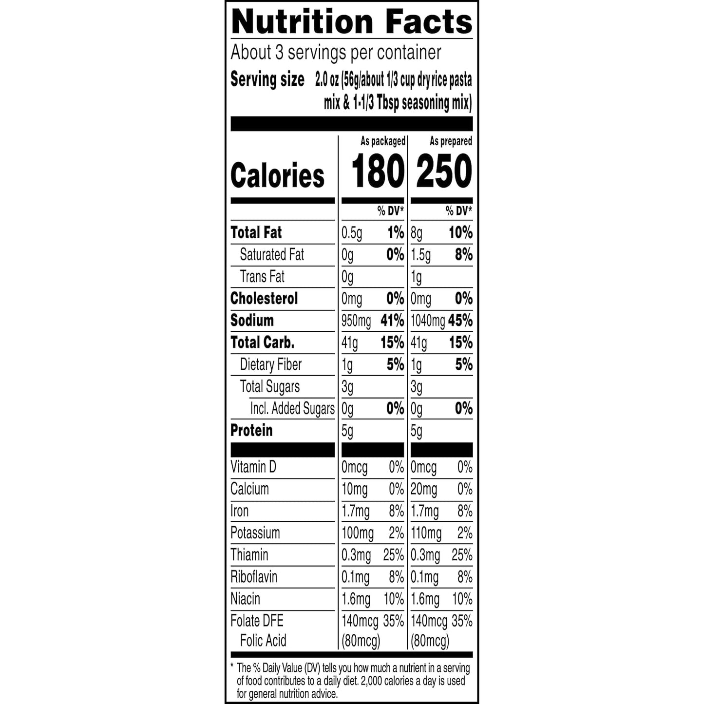 Fried Rice and Vermicelli Mix, (Packaging May Vary), 6.2 Oz