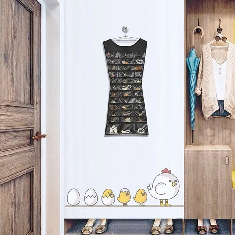 New Jewelry Large Hanging Storage Bag Jewelry Holder Necklace Bracelet Earring Ring Organizer Bag