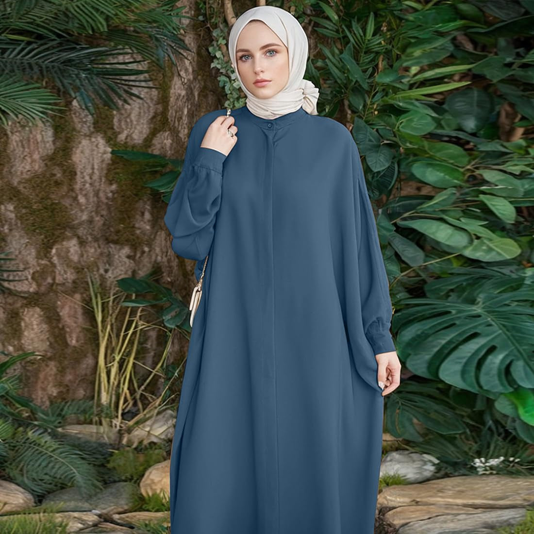 Abayas for Women Muslim Dress Modest Maxi Robe Abaya Kaftan Dresses Eid Prayer Clothes Arabian Islamic Dubai Outfit