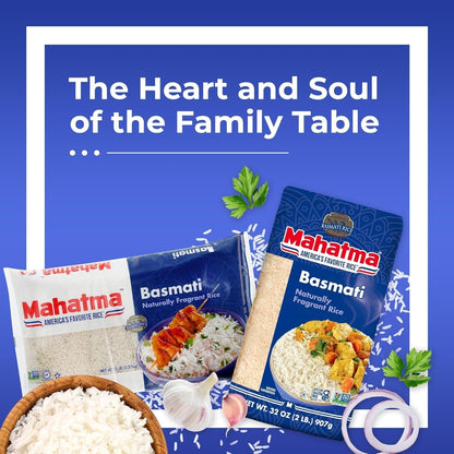 Indian Basmati Rice, 5Lb Bag of Rice, Fluffy, Floral, and Nutty-Flavored Rice, Stovetop or Microwave Rice