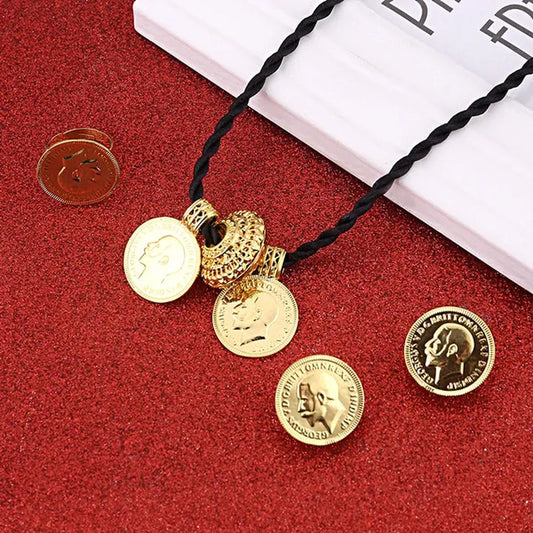 Ethiopian Cross Jewelry Set Women Jewelry Africa Coin Cross Eritrea Habesha Jewelry - WORLD TIME VISITS