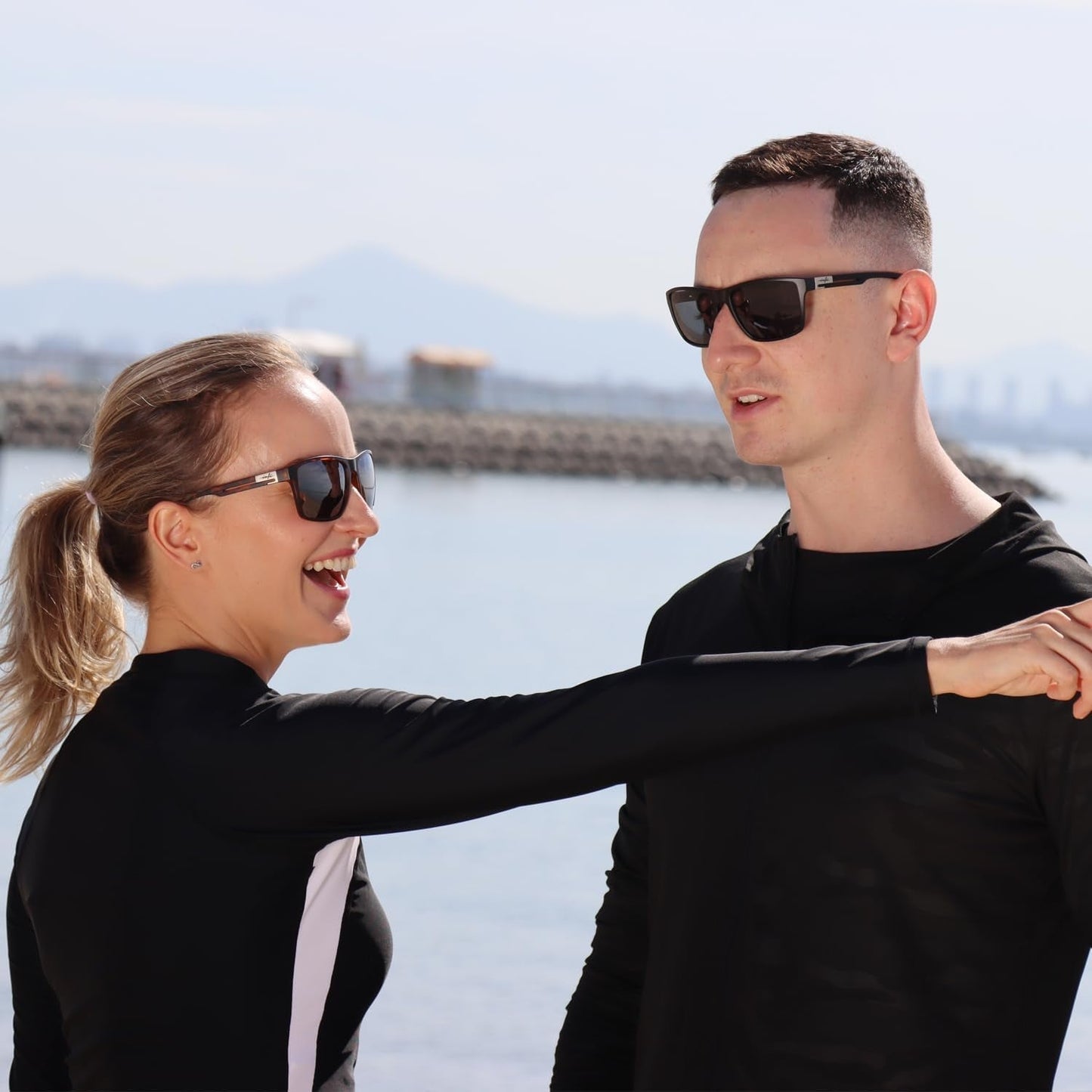 Fishing Polarized Sunglasses for Men Driving Running Golf Sports Glasses Square UV Protection Designer Style Unisex