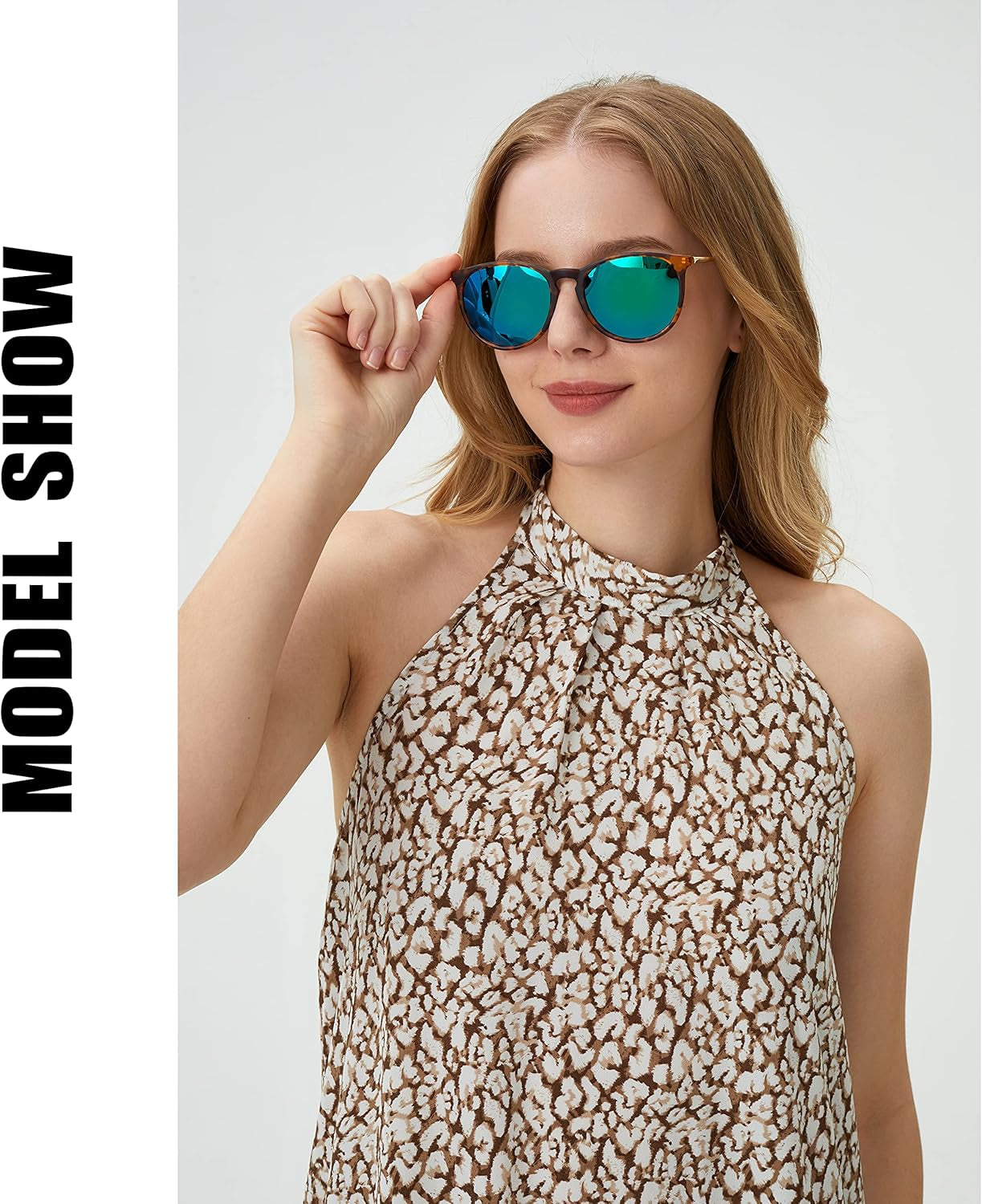 Vintage round Polarized Sunglasses for Women Men Classic Retro Trendy Designer Style Sun Glasses UV400 Protection - WORLD TIME VISITS
