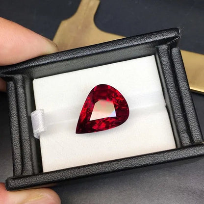 AAA Grade Exquisite Natural Pigeon Blood Ruby Loose Stone Fashionable Luxury Garnet Mozambique Not Inlaid DIY Gemstone Jewelry Main Stone