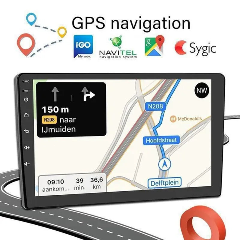 PODOFO New【2+32G】【For Mercedes-Benz ML 2012-2015】2Din Android 11 Car Stereo Radio 9'' HD Touch Screen Car MP5 Player Autoradio GPS Support Hifi WIFI Bluetooth Mirror Link FM/RDS Radio with AHD Camera& DVR
