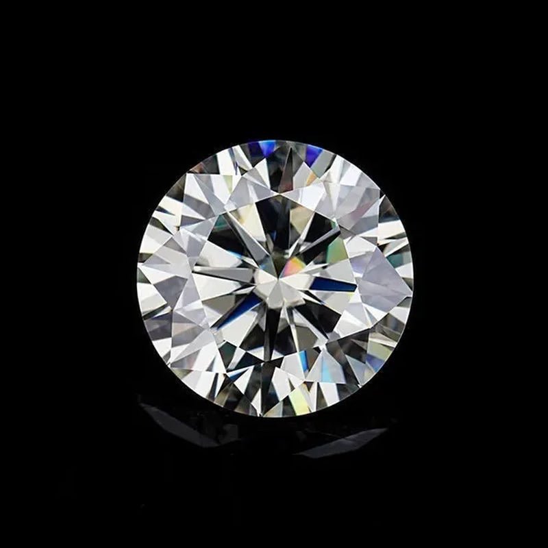 0.53~8.50~9.5  Carat Round Brilliant Cut I-J Color Moissanite Loose Gemstone