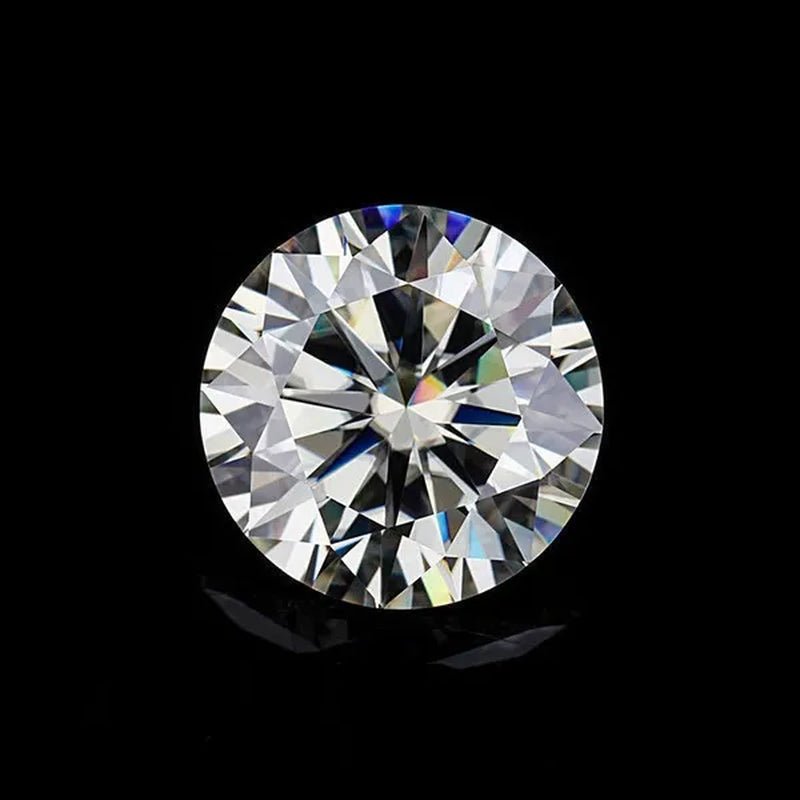 0.53~8.50~9.5 Carat Round Brilliant Cut I - J Color Moissanite Loose Gemstone - WORLD TIME VISITS