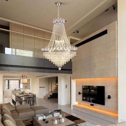 French Empire Crystal Chandelier LED Ceiling Lamp Ceiling Lighting Lamp Palace Villa