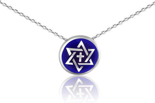 Cross and Jewish Star of David Necklace for Women - WORLD TIME VISITS
