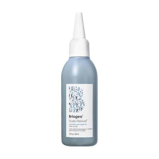 Scalp Revival Rosemary Pre-Wash Oil, Hair and Scalp, Dry Scalp Treatment for Stronger and Longer Hair, Soothe Dry Scalp, Lipids and Vitamins, Deep Moisture, Vegan, Cruelty-Free, 3.4 Fl Oz