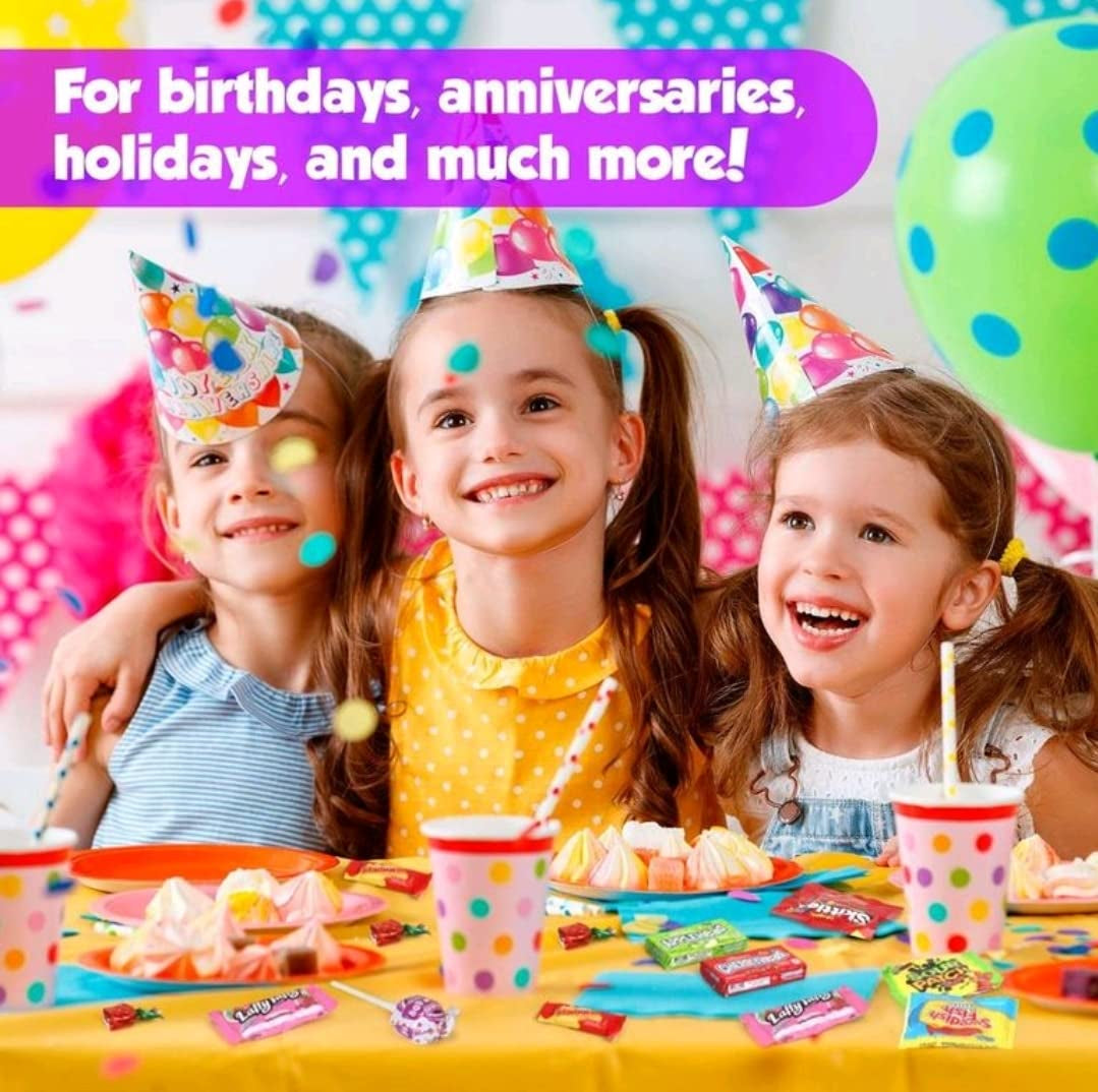 Bulk Candy Box Variety Pack - 60+ Pcs Candy Gift Basket Individually Wrapped Bouquet for Mothers Day - Pinata Stuffers, Birthday, Movie Snack for Kids