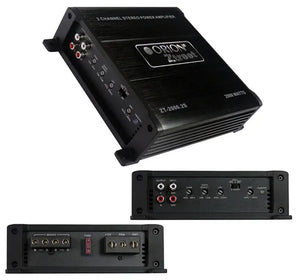 ORION ZT-2000.2S ZT 2-CHANNEL CLASS AB COMPACT CAR AUDIO AMP AMPLIFIER 2000W MAX