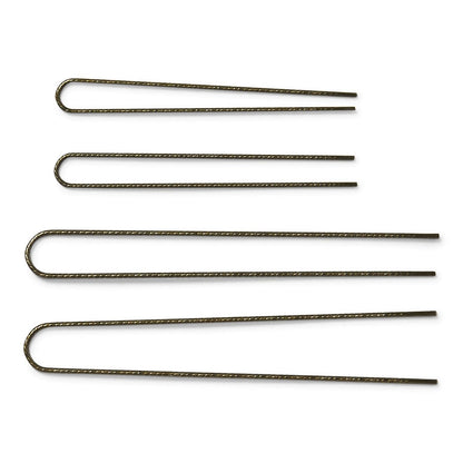 Premium Bronze Hair Pins (175 Count, Pack of 1)
