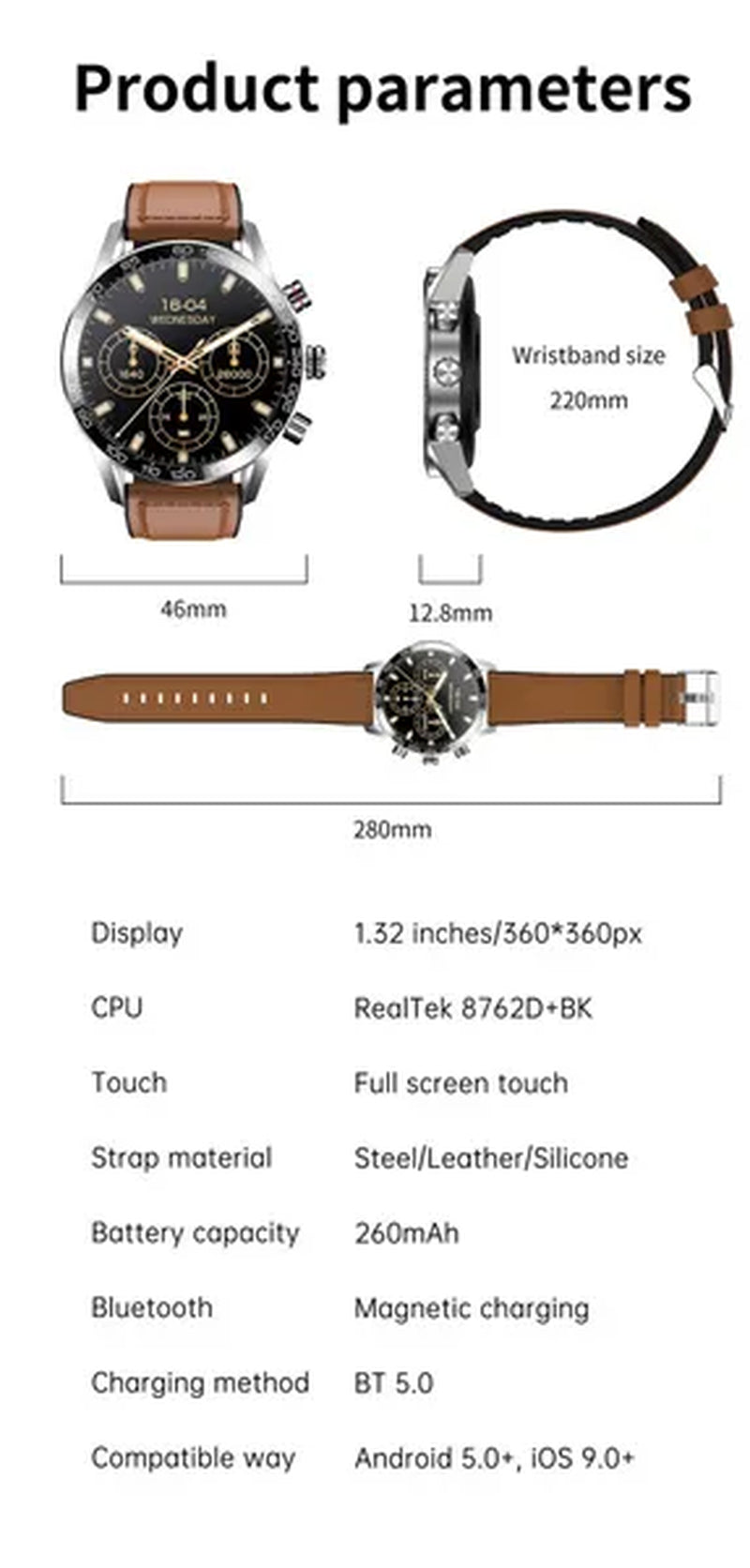 LIGE Newest Bluetooth Call Smart Watches for Men Sports Fitness Tracker Waterproof Smartwatch Large HD Screen Health Bracelet Montre Connecter