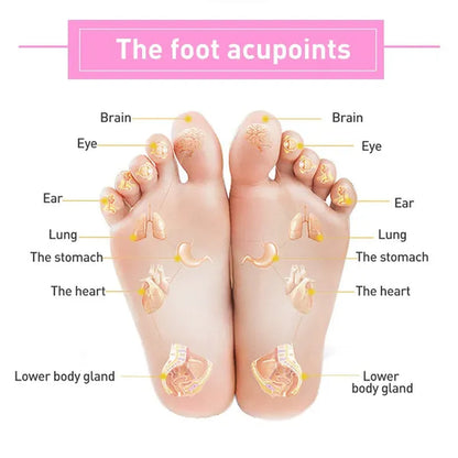 Sumifun 12Pcs/Box Rose Detox Foot Pads Foot Patches Detox Patches Adhesive Improve Sleep Quality Weight Loss Slimming Patch Health Care