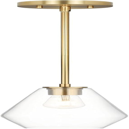 Brass Pendant Lights Ktichen Island, Modern Farmhouse Dining Room Light Fixtures over Table Brushed Brass Glass Kitchen Hanging Lights for Bedroom,Bar,Sink XB-P1228-BS