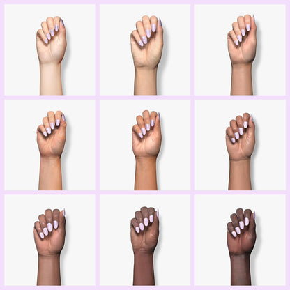 Pastel Gel Nail Polish,15Ml Lavender Purple Color Soak off UV LED Gel Polish Nail Art Manicure Salon Christmas DIY Nail Design Decoration at Home #D110