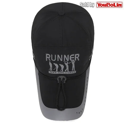 Extended Brim, Quick Drying Fabric, Reflective Strip and Windproof Rope, Outdoor Sport Baseball Cap. New Fashion Casual UV Proof Snapback Hats Suitable for Mountaineering and Fishing in Summer