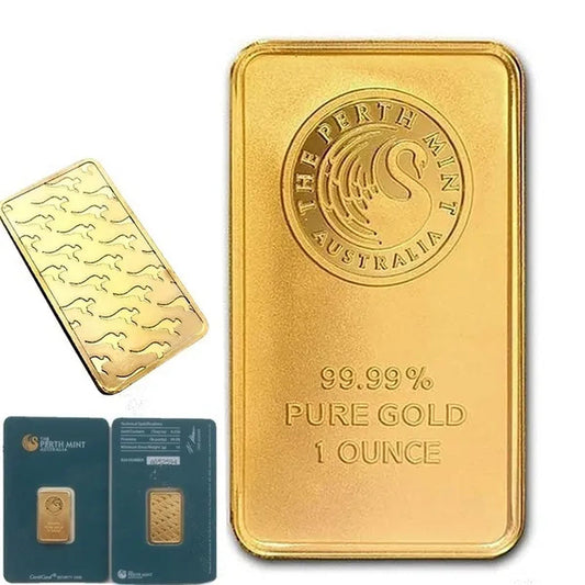 Box Gold Coin Commemorative Coin 30G 1PCS Gold-Plated 999.9 Copy Commemorative Coin Collection Crafts