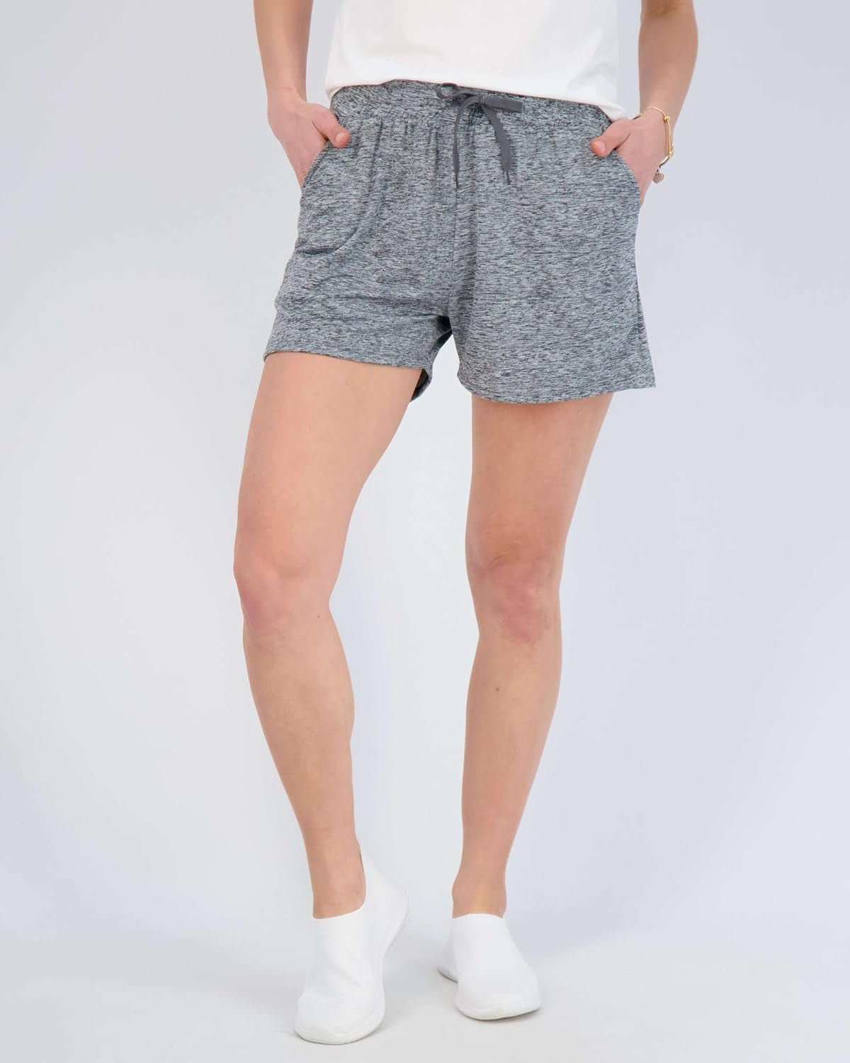 3 Pack: Womens Ultra-Soft Athletic Lounge Casual Sweat Shorts with Pockets (Available in plus Size) - WORLD TIME VISITS