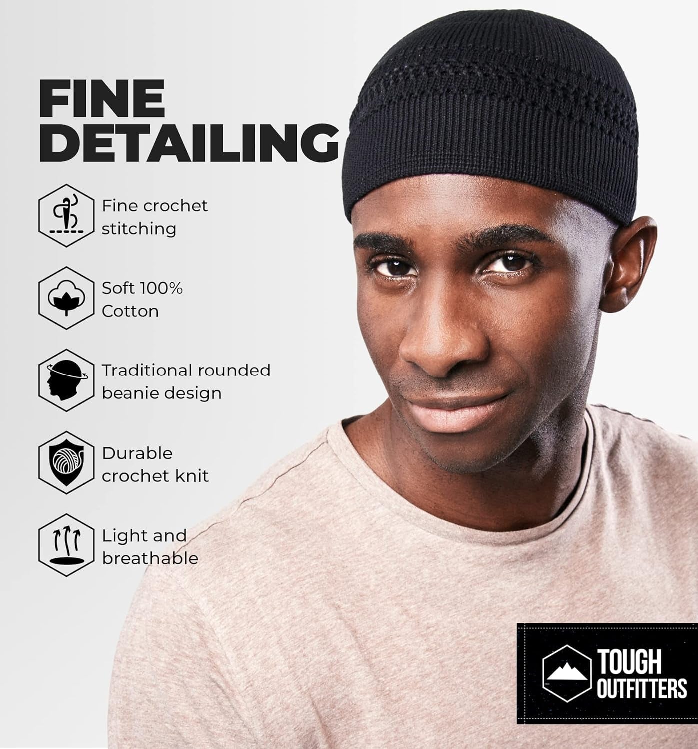 Kufi Hat - Kufi Hats for Men Muslim, Turkish Kufi Cap - WORLD TIME VISITS