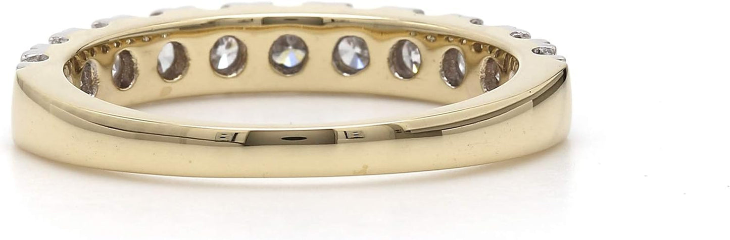 14K Yellow Gold Lab-Grown Diamond Wedding Ring Band (1.00 Cttw, F-G Color, VS-SI Clarity)