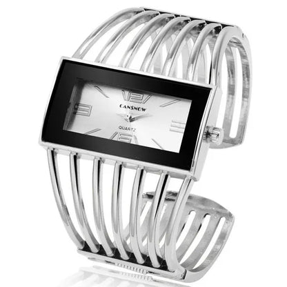 Women'S Watches Bangle Bracelet Quartz Watch Women Silver Wrist Watch Rose Gold Quality Ladies Clock Reloj Mujer Zegarek Damski