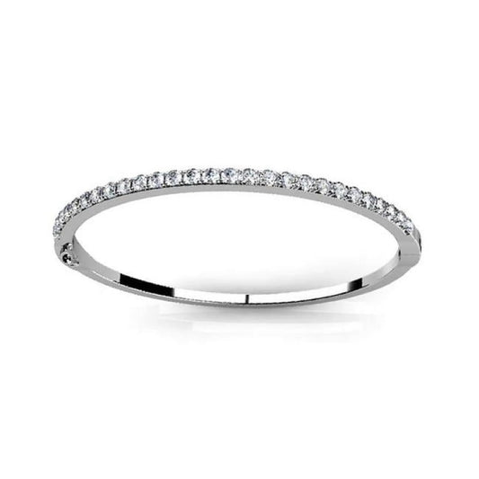 Enterprises 19448 2 CT Diamonds Women Bangle - 14K Gold - WORLD TIME VISITS