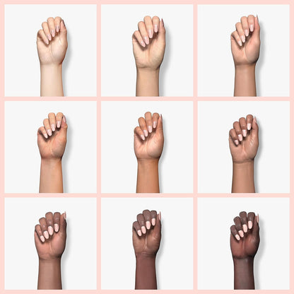 Salon-Quality Nail Polish, 8-Free Vegan, Light Peach, Skinny Dip, 0.46 Fl Oz