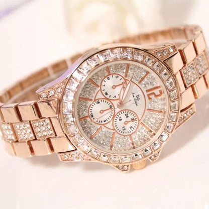 BS bee sister Luxury Creative Women Watches Gold Rhinestone Shining Design Bracelet Watches Ladies Women Wrist Watch Montre Femme - WORLD TIME VISITS
