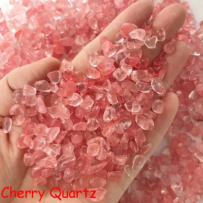 Natural Crystal Mixed Beads Irregular Shaped Tumbled Chips Crushed Stone Yoga Healing Crystal Turquoise Lapis Lazuli Amazonite Stones for Jewelry Making DIY Bracelet Necklace Home Decoration