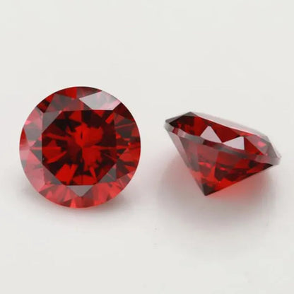 6.5Ct Loose Gemstone round Cut Cubic Zirconia Stone Jewelry Production Craft Bead Grade VVS 10.0 Mm/0.393Inch - WORLD TIME VISITS