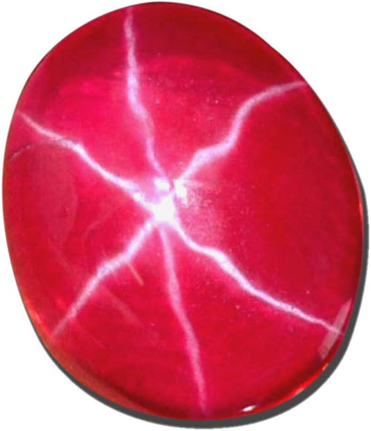 Gemstone Necklace 4.00-8.65 Carat. EGL Certified 6 Rays Red Star Ruby Pendant Loose Gemstone Necklace for Women and Girls - WORLD TIME VISITS