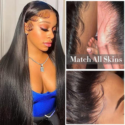 Straight Bundles with Closure Human Hair 10 12 14+10 Brazilian Human Hair Bundles with Closure Straight 100% Unprocessed Virgin Weave Hair Bundles with Closure 10A Bundles Human Hair with Lace Closure