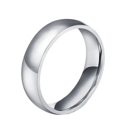 925 Sterling Silver Rings For Women And Men Simple Ring Smooth High Polishing Wedding Band Ring For Lovers Couples