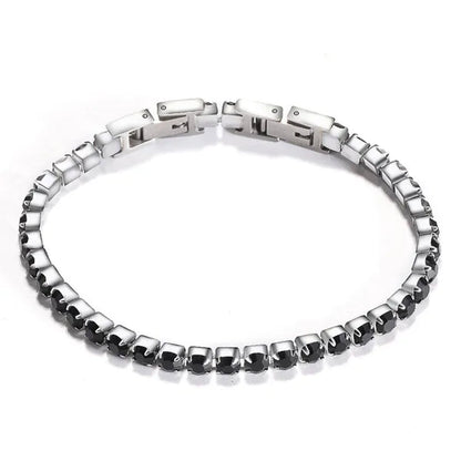 Women's Chain Bracelets 14K Gold Plated Cubic Zirconia Classic Tennis Bracelet Gold Bangle for Lady AD1174